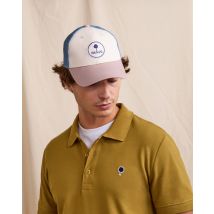 Casquette Écru Et Violet - Trucker Cap - Faguo