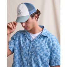 Casquette Vert Et Bleu - Trucker Cap - Faguo