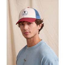 Casquette Rouge Et Bleu Marine - Trucker Cap - Faguo