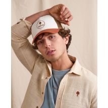 Casquette Terracotta Et Camel - Trucker Cap - Faguo