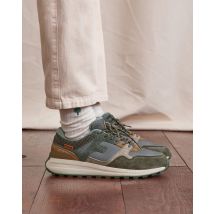 Baskets Kaki Et Camel - Limwood - Faguo