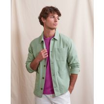 Veste En Coton Vert Clair - Lorge - Faguo