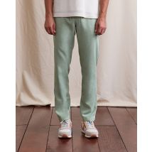 Pantalon En Lin Vert Clair - Dreuille - Faguo
