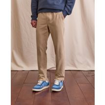 Pantalon En Lin Taupe - Dreuille - Faguo
