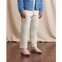 Pantalon Chino Écru - Hagenau - Faguo - En Chaine Et Trame - Modèle Hagenau