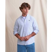 Chemise Rayée Bleu Ciel - Ivoy - Faguo
