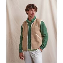 Veste Polaire Sans Manches Taupe - Teillay - Faguo