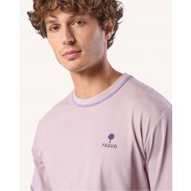 T-shirt Imprimé Faguo Rose Grisé - Lugny - Faguo
