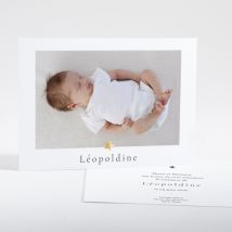 Faire-part de naissance Elégante étoile paysage - Divers coloris - Format: Rectangle - Conception sur-mesure avec expertise - Faire-Part Élégant