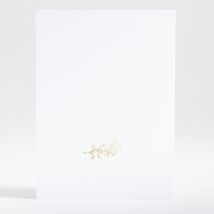 Faire-part de naissance Vierge Branche Portrait - Divers coloris - Format: Rectangle - Conception sur-mesure avec expertise - Faire-Part Élégant