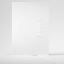 Faire-part de mariage Vierge Couronne gaufrage portrait - Divers coloris - Format: Affiche - Conception sur-mesure avec expertise - Faire-Part