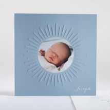 Faire-part de naissance Naissance ensoleillée - Divers coloris - Format: Carré - Conception sur-mesure avec expertise - Faire-Part Élégant