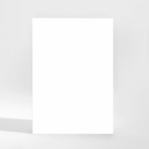 Faire-part de naissance Carte postale portrait magnet Vierge - Divers coloris - Format: Carte postale portrait Magnet (9,5 x 13,8 cm) - Conception
