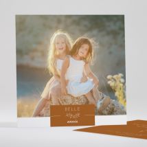 Carte de voeux Wishes - Divers coloris - Format: Carré - Conception sur-mesure avec expertise - Faire-Part Élégant