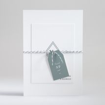 Faire-part de mariage Cachet - Divers coloris - Format: Superposition A5 (14,5 x 21 cm) - Conception sur-mesure avec expertise - Faire-Part Élégant