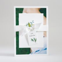 Faire-part de naissance Initiale Garçon - Divers coloris - Format: Superposition A5 (14,5 x 21 cm) - Conception sur-mesure avec expertise - Faire-Part