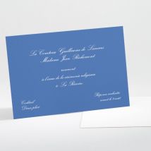 Carton d'invitation mariage Traditionnel rectangle - Divers coloris - Format: Carton rectangle - Conception sur-mesure avec expertise - Faire-Part