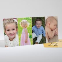 Faire-part de naissance Mon petit transat - Divers coloris - Format: Bandeau - Conception sur-mesure avec expertise - Faire-Part Élégant