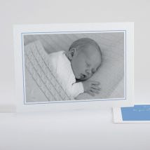 Faire-part de naissance Cadre sobre et élégant - Divers coloris - Format: Rectangle - Conception sur-mesure avec expertise - Faire-Part Élégant