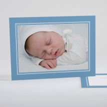 Faire-part de naissance Cadre élégant - Divers coloris - Format: Rectangle - Conception sur-mesure avec expertise - Faire-Part Élégant