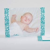 Faire-part de naissance Liberty sobre - Divers coloris - Format: Rectangle - Conception sur-mesure avec expertise - Faire-Part Élégant