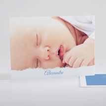 Faire-part de naissance Simplicité - Divers coloris - Format: Rectangle - Conception sur-mesure avec expertise - Faire-Part Élégant