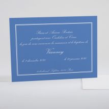 Faire-part de naissance Texte encadré classique - Divers coloris - Format: Rectangle - Conception sur-mesure avec expertise - Faire-Part Élégant