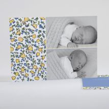 Faire-part de naissance Joyeux liberty - Divers coloris - Format: Rectangle - Conception sur-mesure avec expertise - Faire-Part Élégant