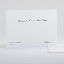 Carte de correspondance Traditionnelle - Divers coloris - Format: Rectangle - Conception sur-mesure avec expertise - Faire-Part Élégant