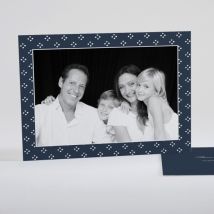 Carte de voeux Doux motif 1 photo - Divers coloris - Format: Rectangle - Conception sur-mesure avec expertise - Faire-Part Élégant