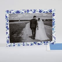 Remerciements mariage Liberty groseille - Divers coloris - Format: Rectangle - Conception sur-mesure avec expertise - Faire-Part Élégant