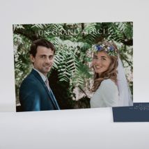 Remerciements mariage Petite aquarelle - Divers coloris - Format: Rectangle - Conception sur-mesure avec expertise - Faire-Part Élégant