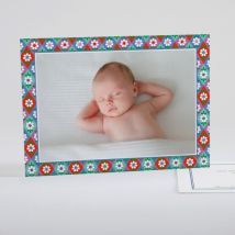 Remerciements naissance Russe - Divers coloris - Format: Rectangle - Conception sur-mesure avec expertise - Faire-Part Élégant