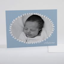 Faire-part de naissance Guirlande photo - Divers coloris - Format: Rectangle - Conception sur-mesure avec expertise - Faire-Part Élégant