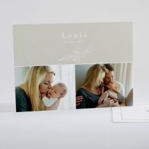Faire-part de naissance Fraîcheur - Divers coloris - Format: Rectangle - Conception sur-mesure avec expertise - Faire-Part Élégant