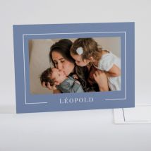 Faire-part de naissance Innocence - Divers coloris - Format: Rectangle - Conception sur-mesure avec expertise - Faire-Part Élégant