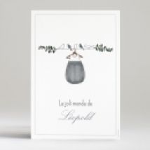 Faire-part de naissance Douceur perchée