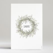 Affiche Végétal - Divers coloris - Format: Affiche - Conception sur-mesure avec expertise - Faire-Part Élégant