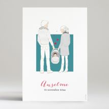 Affiche Petit amour - Divers coloris - Format: Affiche - Conception sur-mesure avec expertise - Faire-Part Élégant