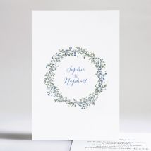 Faire-part de mariage Ronde fleurie - Divers coloris - Format: Affiche - Conception sur-mesure avec expertise - Faire-Part Élégant