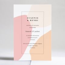 Faire-part de mariage Abstract - Divers coloris - Format: Affiche - Conception sur-mesure avec expertise - Faire-Part Élégant