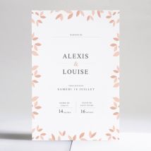 Faire-part de mariage Pluie de pétales - Divers coloris - Format: Affiche - Conception sur-mesure avec expertise - Faire-Part Élégant