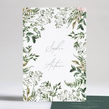 Faire-part de mariage Sous-bois joli - Divers coloris - Format: Affiche - Conception sur-mesure avec expertise - Faire-Part Élégant