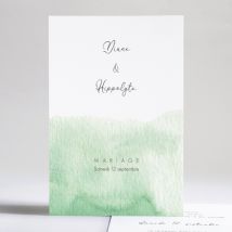 Faire-part de mariage Watercolor - Divers coloris - Format: Affiche - Conception sur-mesure avec expertise - Faire-Part Élégant