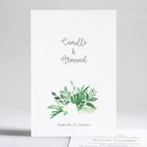 Faire-part de mariage Fleurs - Divers coloris - Format: Affiche - Conception sur-mesure avec expertise - Faire-Part Élégant