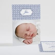 Faire-part de naissance Feuillage chic - Divers coloris - Format: Rectangle - Conception sur-mesure avec expertise - Faire-Part Élégant