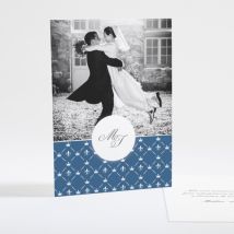 Remerciements mariage Elégant lys couronne - Divers coloris - Format: Rectangle - Conception sur-mesure avec expertise - Faire-Part Élégant