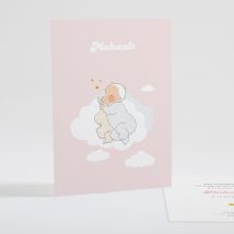 Faire-part de naissance Chou - Divers coloris - Format: Rectangle - Conception sur-mesure avec expertise - Faire-Part Élégant