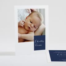 Faire-part de naissance Evenement - Divers coloris - Format: Rectangle - Conception sur-mesure avec expertise - Faire-Part Élégant