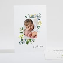 Faire-part de naissance Naissance Botanic - Divers coloris - Format: Rectangle - Conception sur-mesure avec expertise - Faire-Part Élégant